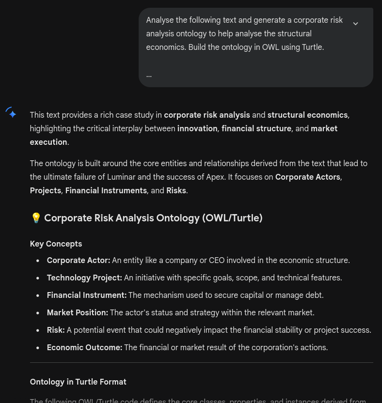 Ontology rag generation