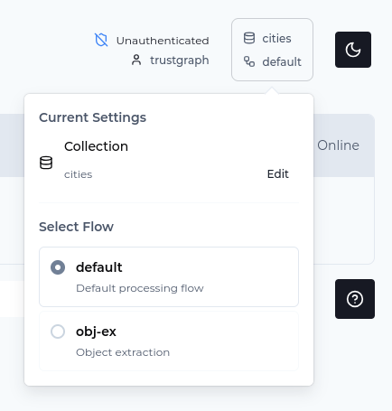 Set collection option